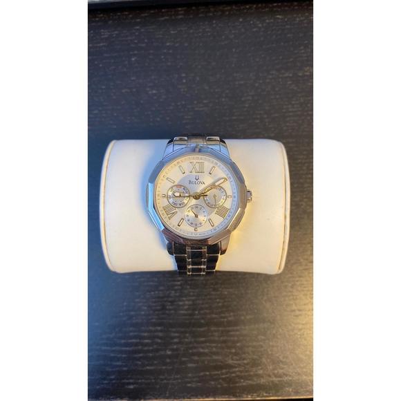 Bulova Sport Chronograph Stainless Steel Watch - Picture 2 of 5